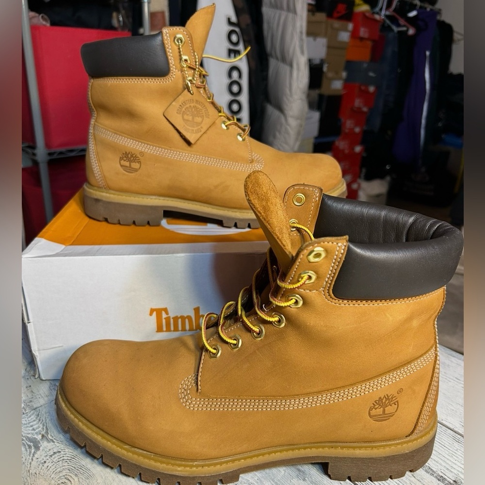 Timberland Wheat Nubuck 6-Inch Men's Work Boots men’s size-12